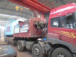 一臺(tái)4噸生物質(zhì)蒸汽鍋爐發(fā)往四川甘孜州