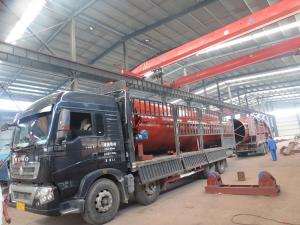 蒸壓釜發(fā)貨現場